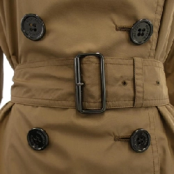 【Mã giảm giá】Áo khoác trench Burberry London 637726