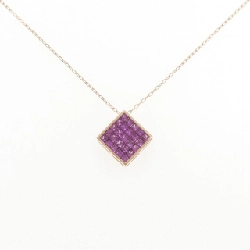 K18PG Garnet Necklace - Hàng hiệu Authentic