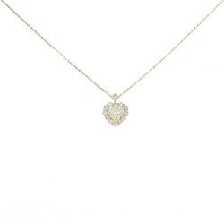 K18YG Dây chuyền hình trái tim kim cương 0.30CT - Hàng hiệu Chính hãng