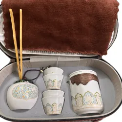 Bộ ấm trà mini cao cấp – full hộp xách, cực xinh 1003860