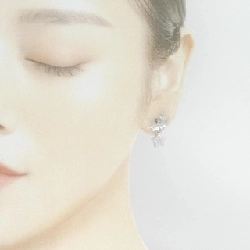 K18WG Bông tai kim cương sao 0.24CT - Hàng hiệu Chính hãng 876654