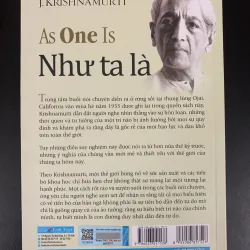 (Sách cũ) J. KRISHNAMURTI - Như ta là - As One Is 933534