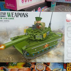 Đồ Chơi Lắp Ráp Mô Hình Xe Tăng H005 Military Weapons Tank 149663