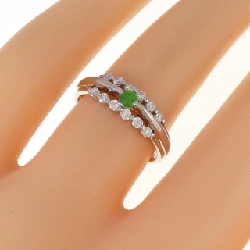Nhẫn Đá Garnet Demantoid PT900 0.11CT 670771
