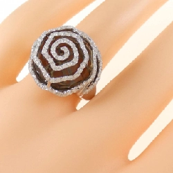 Nhẫn đá thạch anh khói K18WG 10.60CT 672278