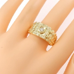 【Sản phẩm mới】Nhẫn kim cương K18YG 0.17CT 666590