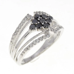 Nhẫn kim cương K18WG 0.40CT