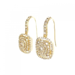 K18YG Bông tai kim cương 0.80CT - Hàng hiệu Chính hãng 864392