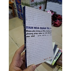 Tinh hoa quản trị tập 2 Alpha book mới 80% ố nhẹ 2009 HCM0308 QUẢN TRỊ