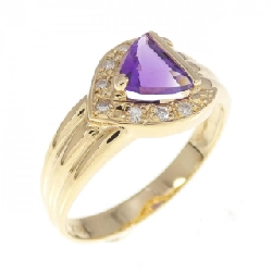 Nhẫn Amethyst K18YG