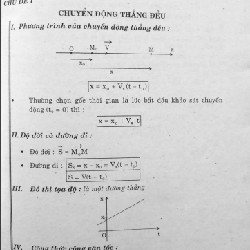 384 Bài Toán Vật Lí Lớp 10 xưa 7933