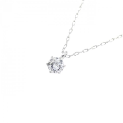 Dây chuyền kim cương Solitaire PT900 0.10CT - Hàng hiệu Chính hãng 857966