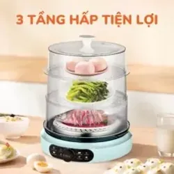 Nồi hấp Unie UE680 – Dung tích 15L siêu to, hấp 3 tầng cực tiện! 🍲🔥 715795