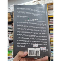 INSIDE APPLE : HOW AMERICAN'S MOST ADMIRED AND SECRETIVE - COMPANY REALLY WORKS - Adam Lashinsky 144136