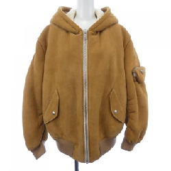 Áo khoác lông cừu PRADA với logo hình tam giác 58A086 1ZXR - Hàng hiệu Chính hãng