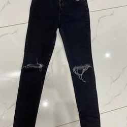 Quần kaki nữ đen size S