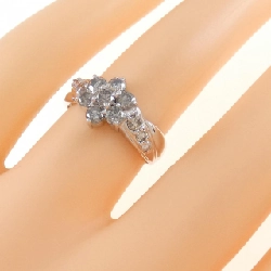 Nhẫn kim cương hoa K18WG 1.09CT 672274