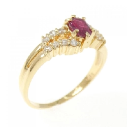 Nhẫn ruby K18YG 0.39CT