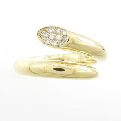 Nhẫn kim cương K18YG 0.10CT 673275