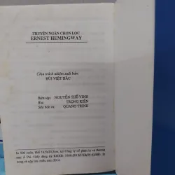 Sách: Truyện ngắn chọn lọc - TG: Ernest Hemingway 974060