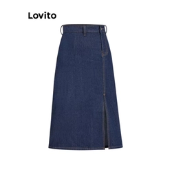 Chân váy denim đơn giản  496406