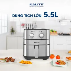 Nồi chiên không dầu KALITE Q5 5.5 lít, điều khiển cơ bền bỉ 796448