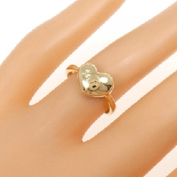 Nhẫn kim cương hình trái tim K18YG 0.02CT 669064