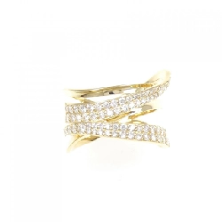 Nhẫn kim cương K18YG 0.85CT 672663