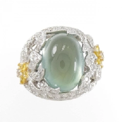 Nhẫn Prehnite K18WG 672049