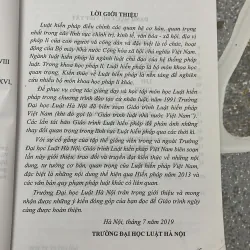 [luật - chính trị] Combo Luật Hiến pháp: giáo trình và hiến pháp 780081