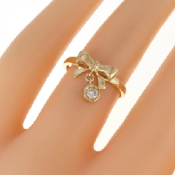 Nhẫn kim cương hình ruy băng K18YG 0.07CT - Hàng hiệu chính hãng 855142