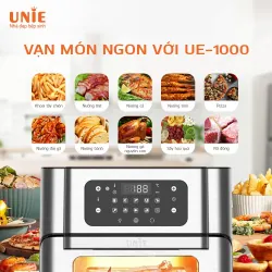 Nồi chiên không dầu UNIE UE-1000 dung tích 12L, 14 chế độ nấu 931602