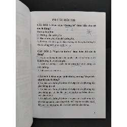 150 câu hỏi ôn tập dùng cho học viên học sát hạch cấp giấy phép lái xe mô tô mới 80% bẩn có viết vào sách 2013 HCM1001 GIÁO TRÌNH, CHUYÊN MÔN 918419