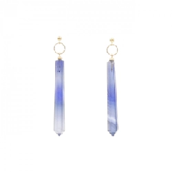 K18YG Bông tai Mã não - Hàng hiệu Chính hãng