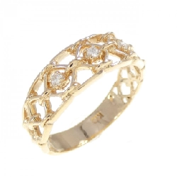 Nhẫn kim cương K18YG