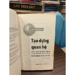 Thật Đơn Giản Tạo Dựng Quan Hệ - Steven D'Souza - Steven D'Souza 1000685