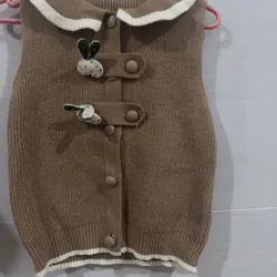 Áo gile len cho bé gái 733650