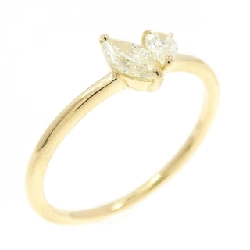 Nhẫn kim cương K18YG 0.30CT - Hàng hiệu Chính hãng