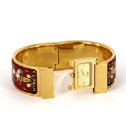 Hermès Roca Enamel GP LO1.201 GP Quartz - Hàng hiệu Authentic 881600