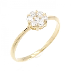Nhẫn kim cương hoa K18YG 0.20CT - Hàng hiệu Authentic