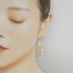 Bông tai K18YG Ginza Tanaka - Hàng hiệu Chính hãng 848387