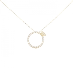 Dây chuyền kim cương K18YG 0.30CT - Hàng hiệu Chính hãng