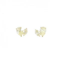 K18YG Bông tai kim cương 0.56CT - Hàng hiệu Chính hãng