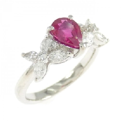 Nhẫn Ruby PT900 0.87CT
