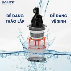 Máy ép chậm Kalite KSJ4412 động cơ đảo chiều ép kiệt bã 779664