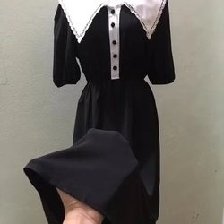 Váy maxi chun eo cổ bèo 444518