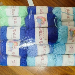 Len baby yarn 40g nhiều màu 145286