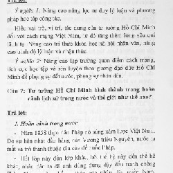 Hỏi đáp môn tư tưởng Hồ Chí Minh 15159