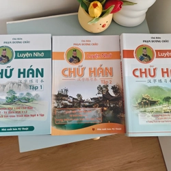 Thanh lý trọn bộ 3 tập luyện nhớ chữ Hán của Phạm Dương Châu