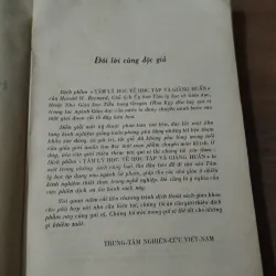 Tâm Lý Học về Học Tập và Giảng Huấn-Sách xưa-Harold W. Bernard-Hiếm còn sót lại 786335
